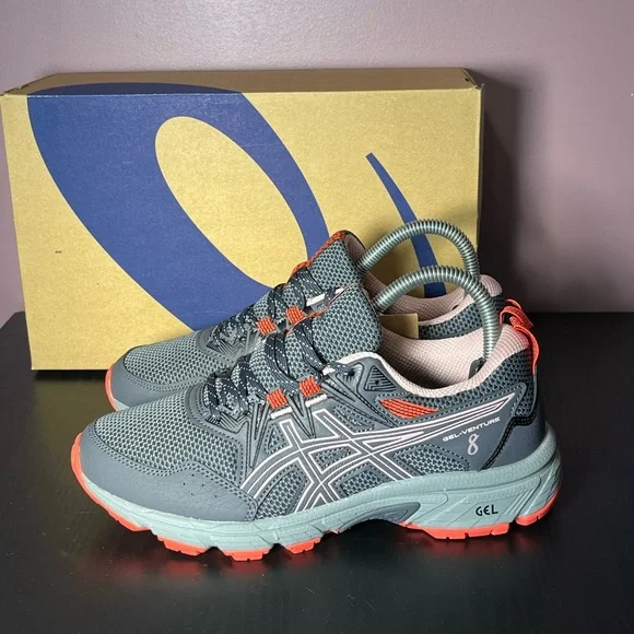 NEW ASICS Gel-Venture 8 Peach/Grey Women’s Size 7 Fast Shipping 📦 💨 - Picture 1 of 4